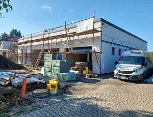 Zateplení dřevostavby rodinného domu pomocí foukané izolace